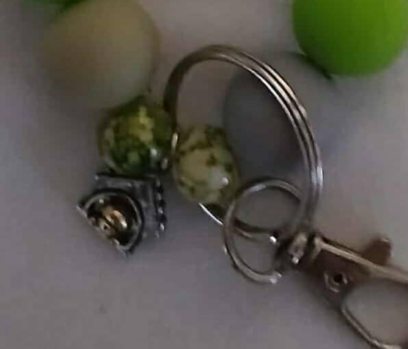 Dog House Beaded Wristlet