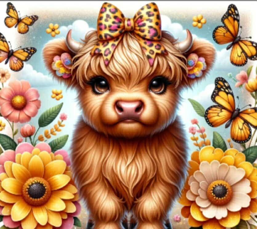 Highland Cow Car Coaster