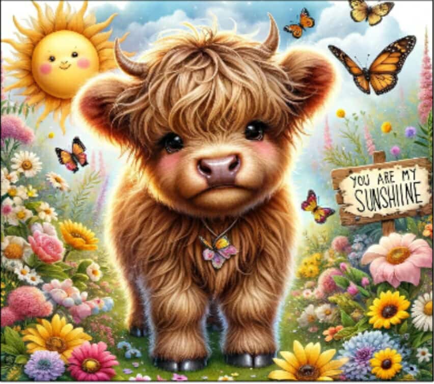 Highland Cow Car Coasters
