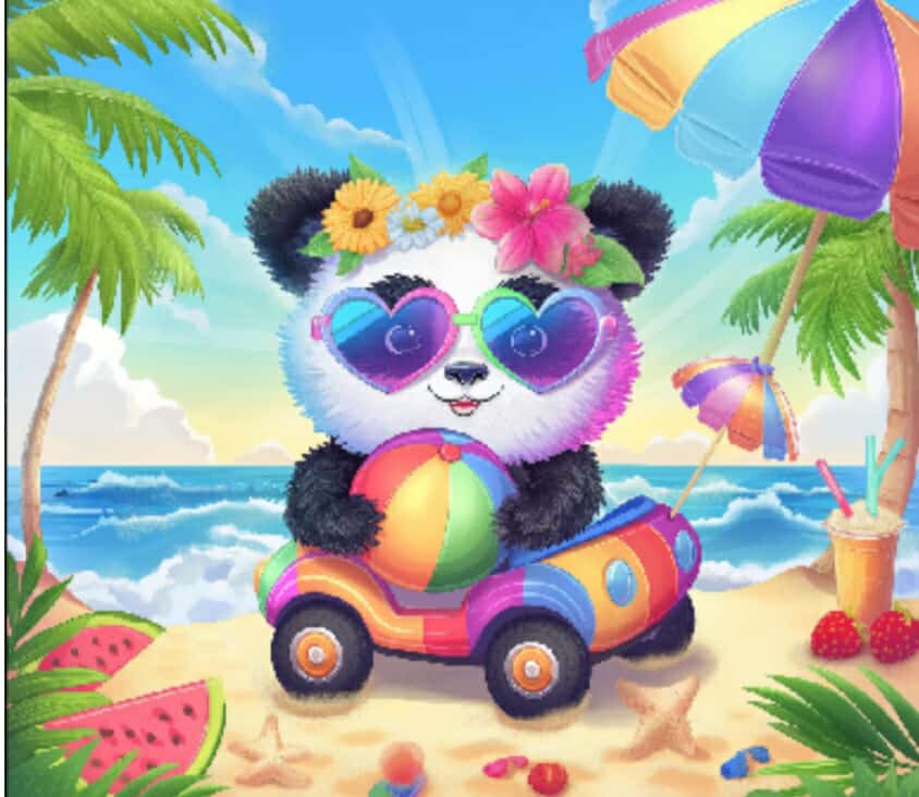 Panda Bear Car Coaster