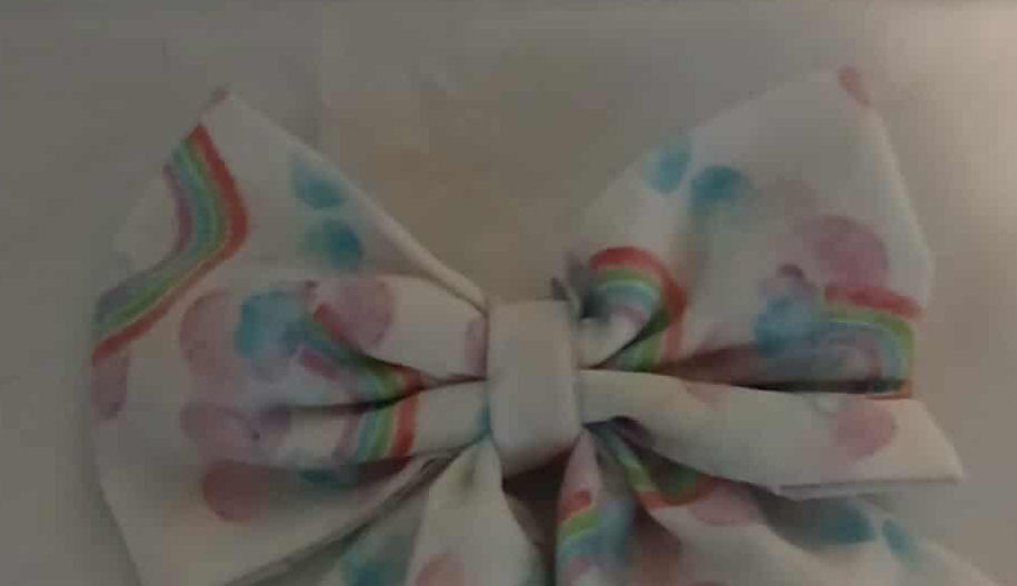 Rainbow Dog Bow