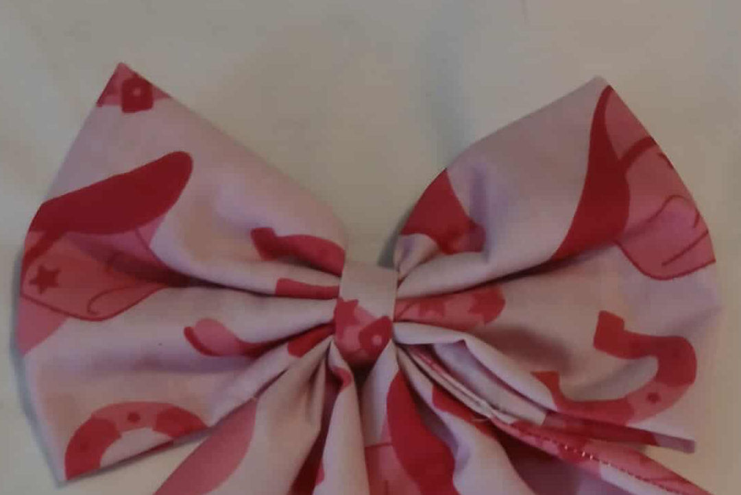 Cowgirl Dog Bow