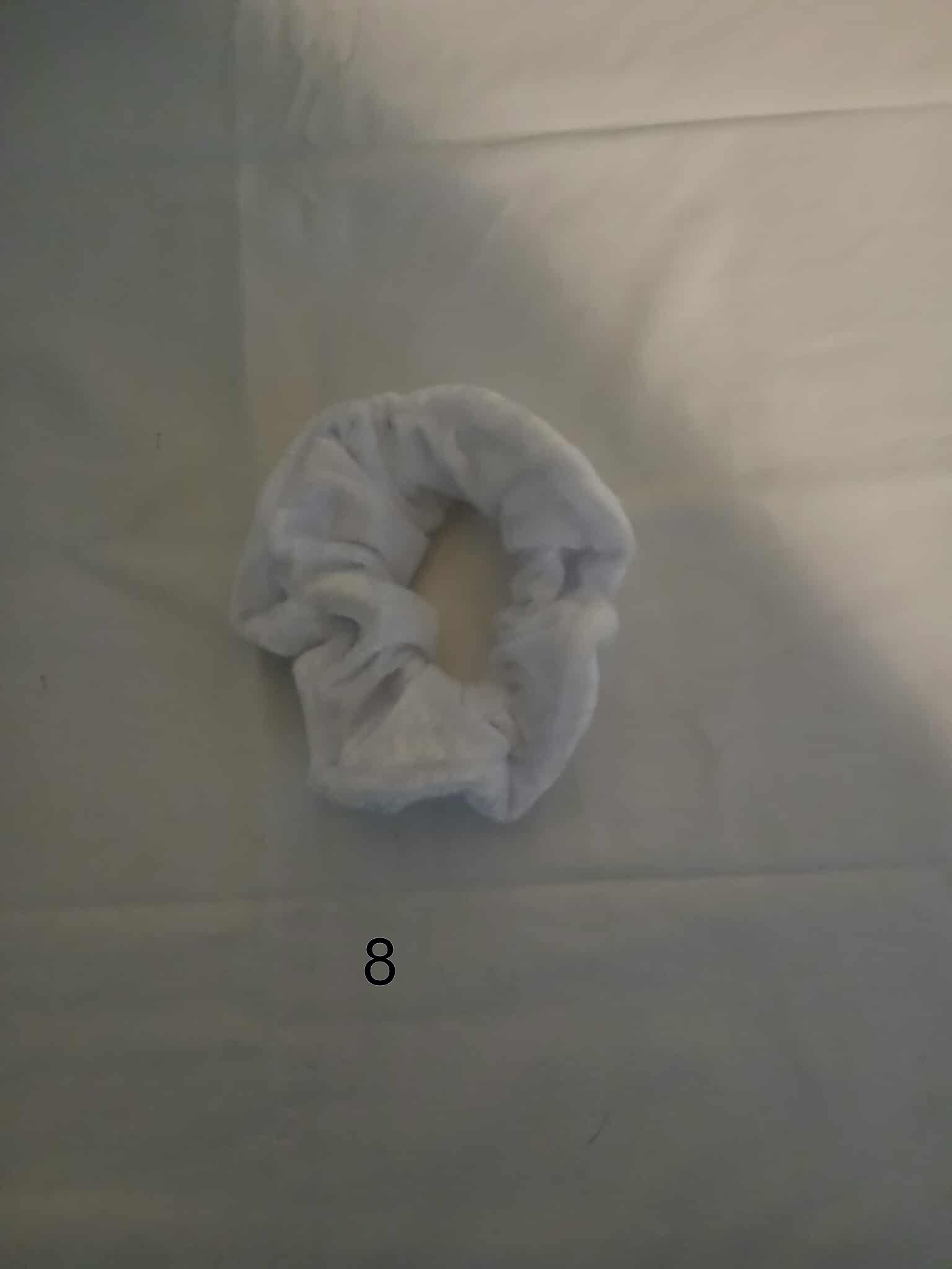 White Scrunchie