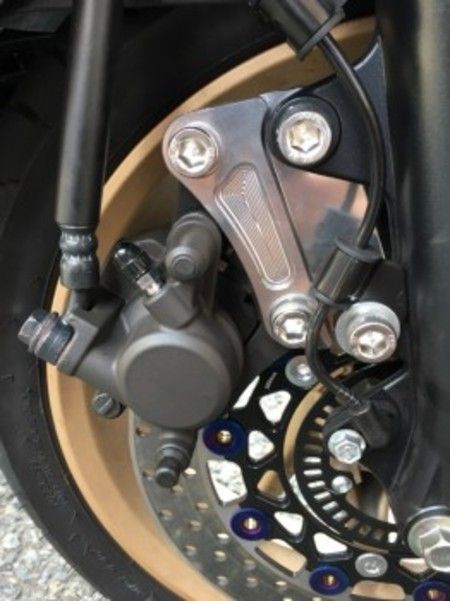 Nmax NMAX caliper support for 260mm rotor / for stock caliper only