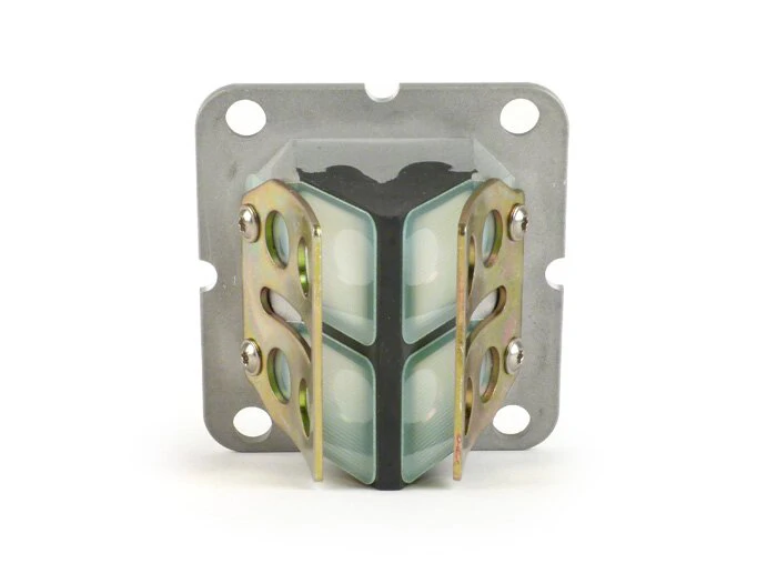 BGM PRO Reed valve -BGM PRO- RD350-type (modified for Lambretta TS1) - GRP petals