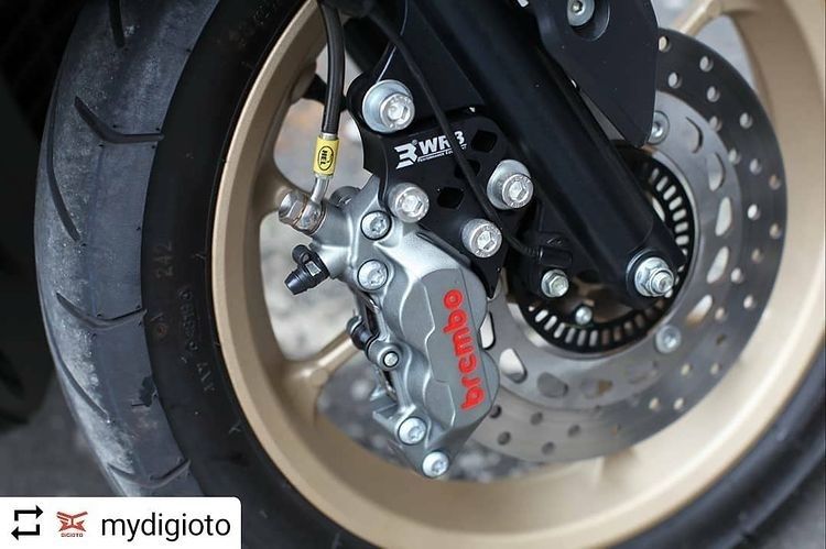 Aerox Front Caliper Support for BREMBO