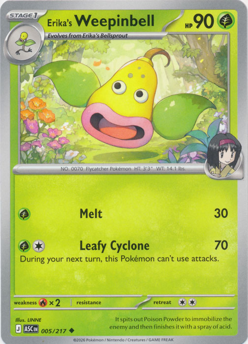 ASC 005/217 Erika's Weepinbell