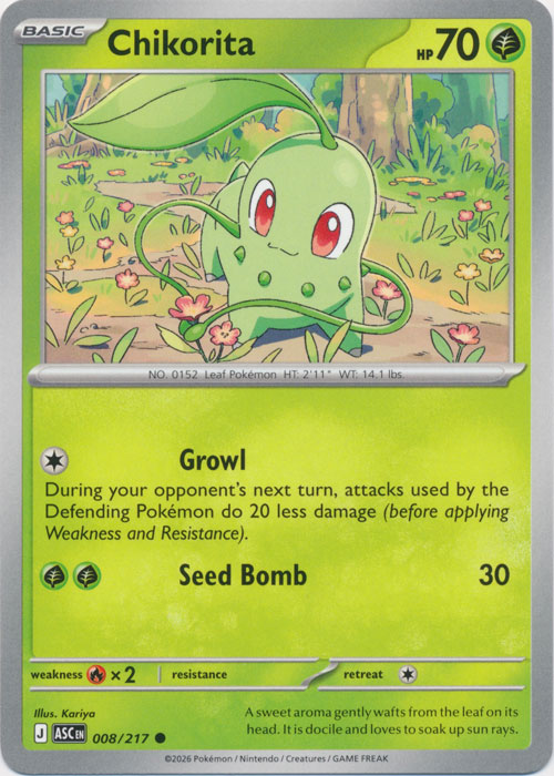 ASC 008/217 Chikorita