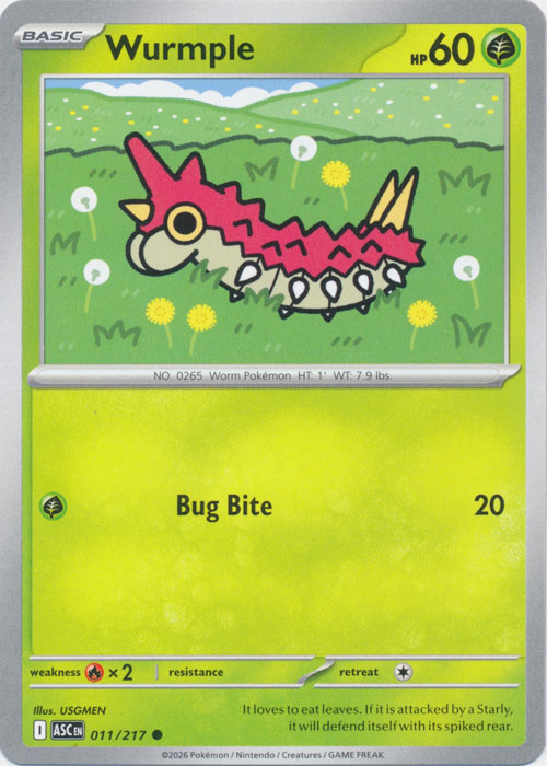 ASC 011/217 Wurmple