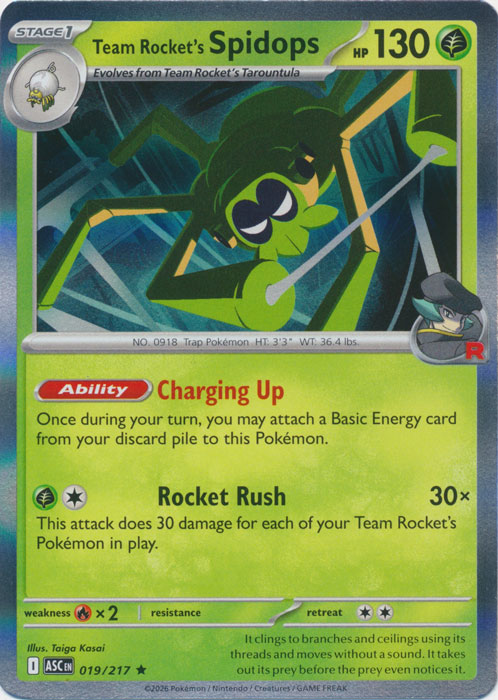 ASC 019/217 Team Rocket's Spidops