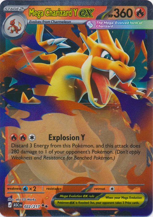 ASC 022/217 Mega Charizard Y ex