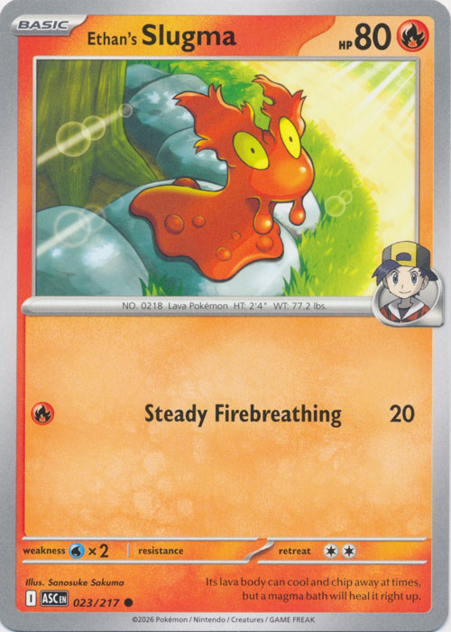 ASC 023/217 Ethan's Slugma