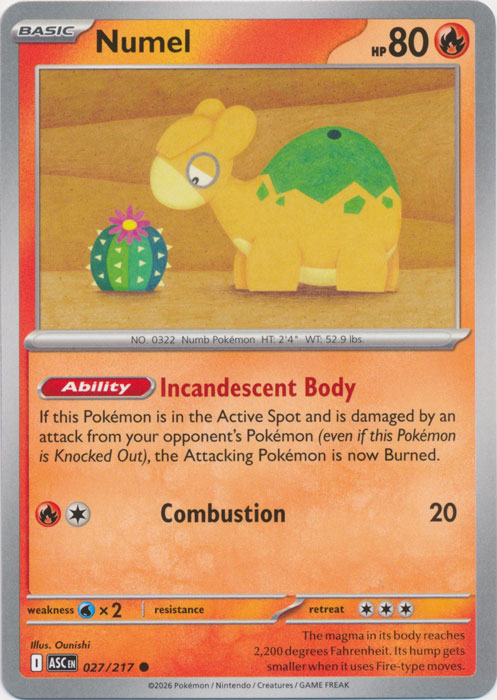 ASC 027/217 Numel