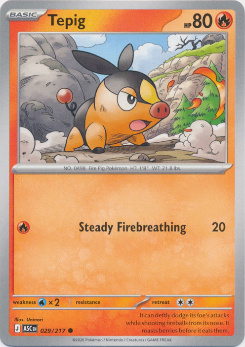 ASC 029/217 Tepig