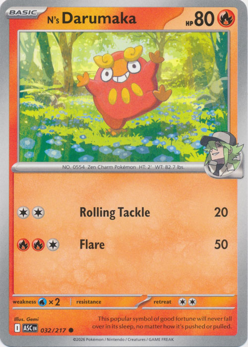 ASC 032/217 N's Darumaka