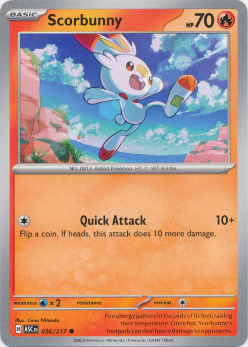 ASC 036/217 Scorbunny