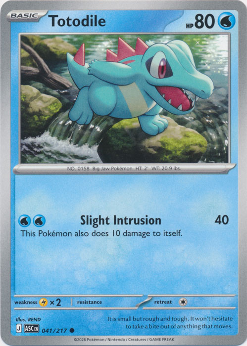 ASC 041/217 Totodile
