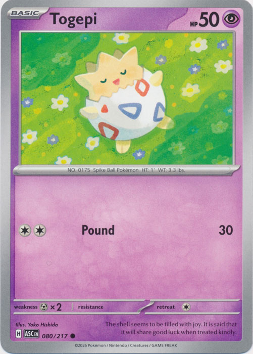 ASC 080/217 Togepi