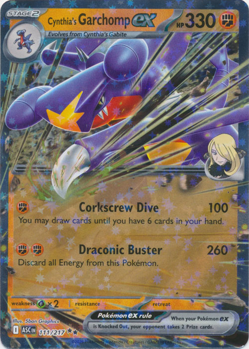 ASC 111/217 Cynthia's Garchomp ex