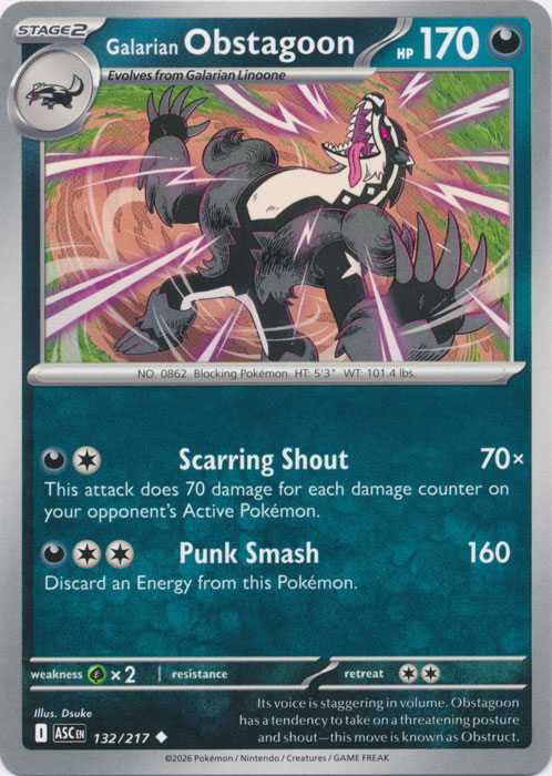 ASC 132/217 Galarian Obstagoon