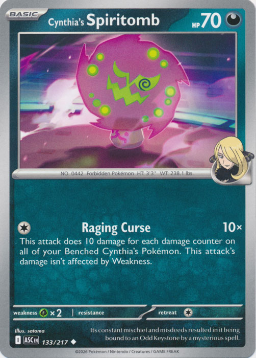 ASC 133/217 Cynthia's Spiritomb