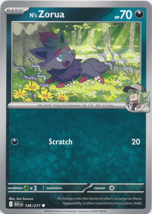 ASC 136/217 N's Zorua
