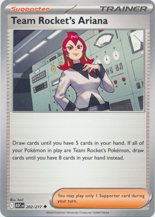 ASC 202/217 Team Rocket's Ariana