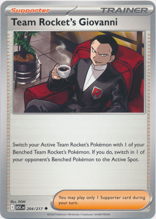 ASC 204/217 Team Rocket's Giovanni
