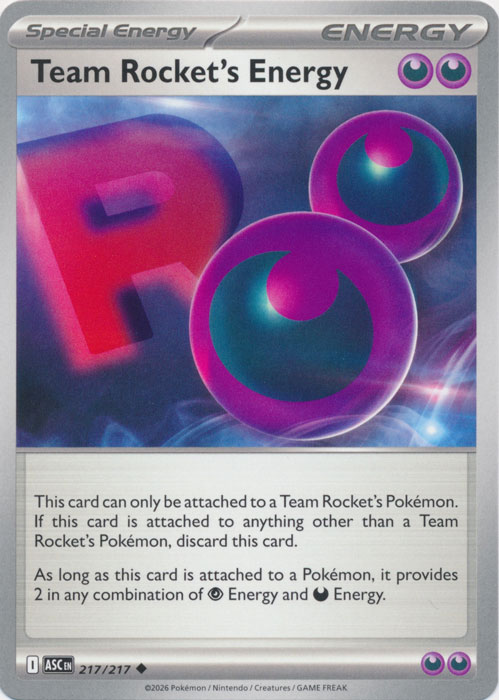 ASC 217/217 Team Rocket's Energy