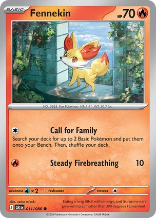 CRI 011/086 Fennekin