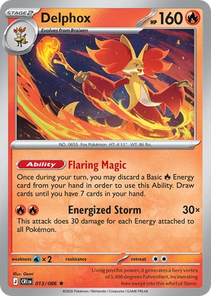 CRI 013/086 Delphox