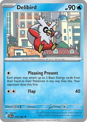 CRI 018/086 Delibird