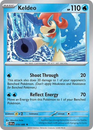 CRI 019/086 Keldeo