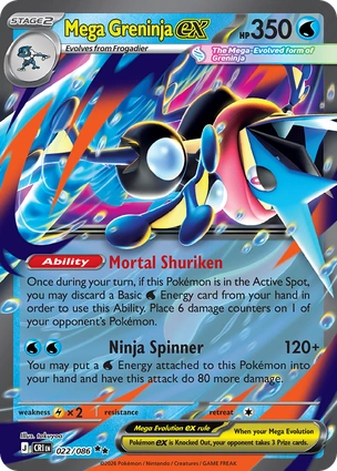 CRI 022/086 Mega Greninja ex