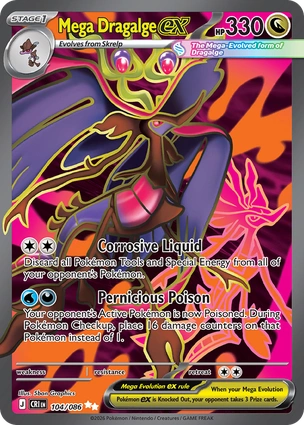 CRI 104/086 Mega Dragalge ex