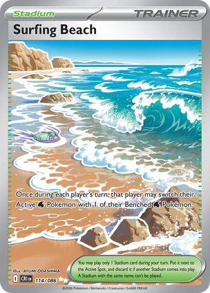 CRI 114/086 Surfing Beach