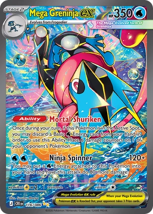 CRI 116/086 Mega Greninja ex