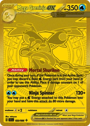 CRI 122/086 Mega Greninja ex