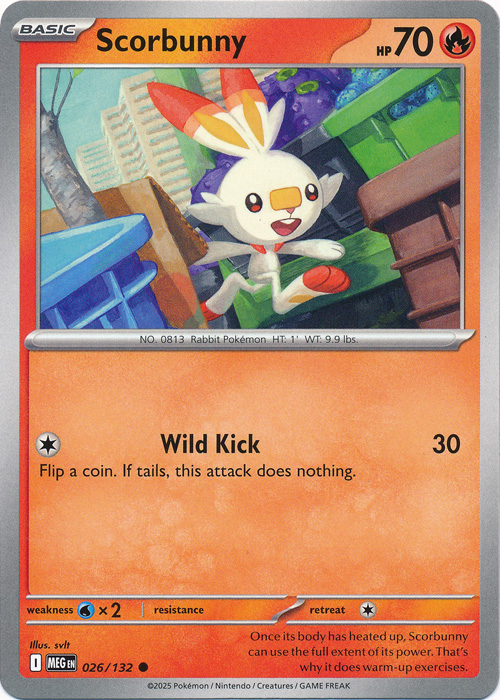 MEG 026/132 Scorbunny
