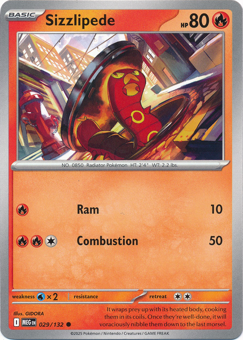 MEG 029/132 Sizzlipede