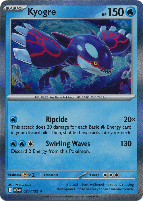MEG 034/132 Kyogre
