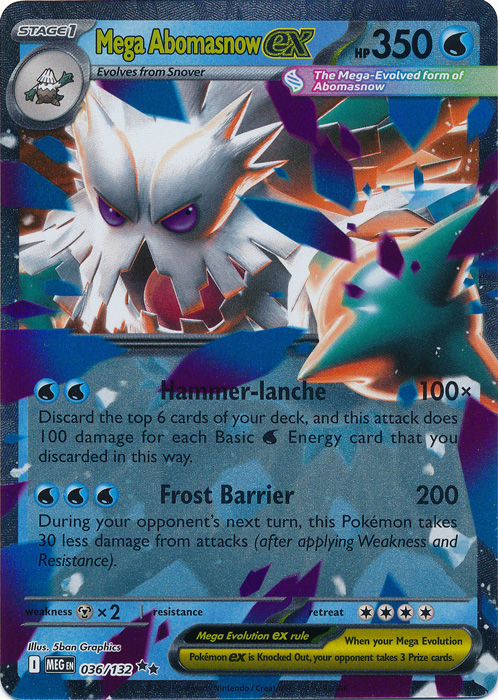 MEG 036/132 Mega Abomasnow ex