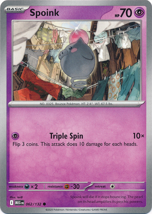MEG 062/132 Spoink