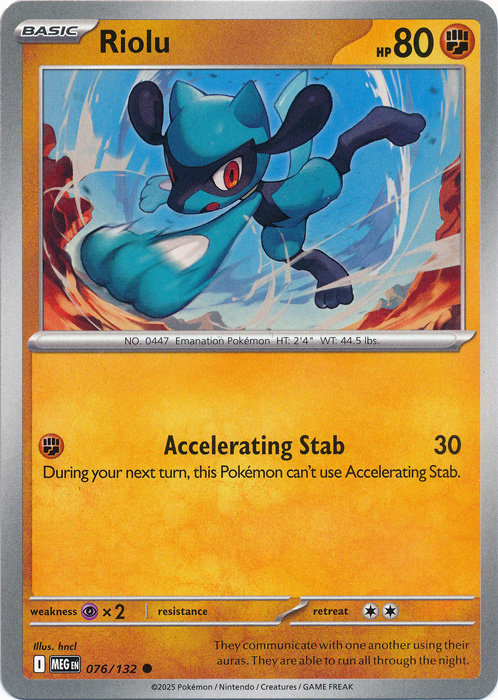 MEG 076/132 Riolu