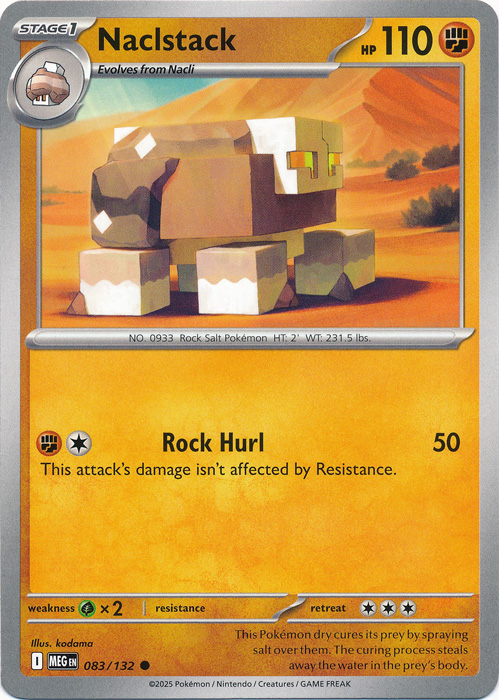 MEG 083/132 Naclstack