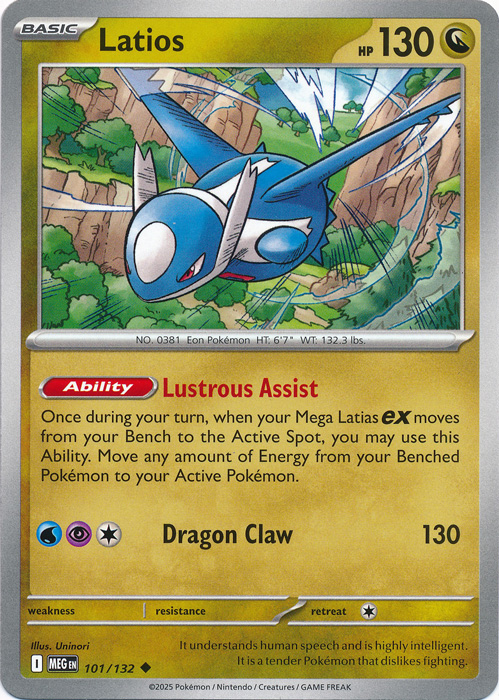 MEG 101/132 Latios