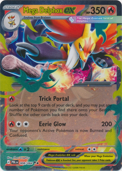 PBL 008/084 Mega Delphox ex