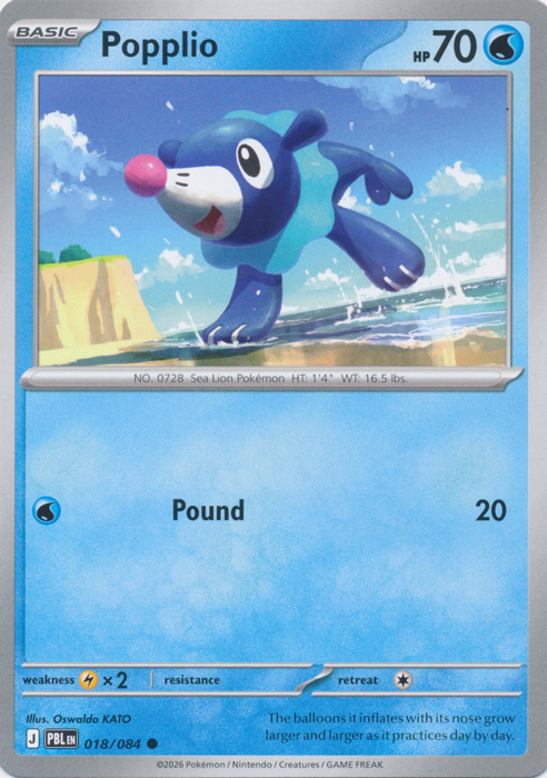 PBL 018/084 Popplio