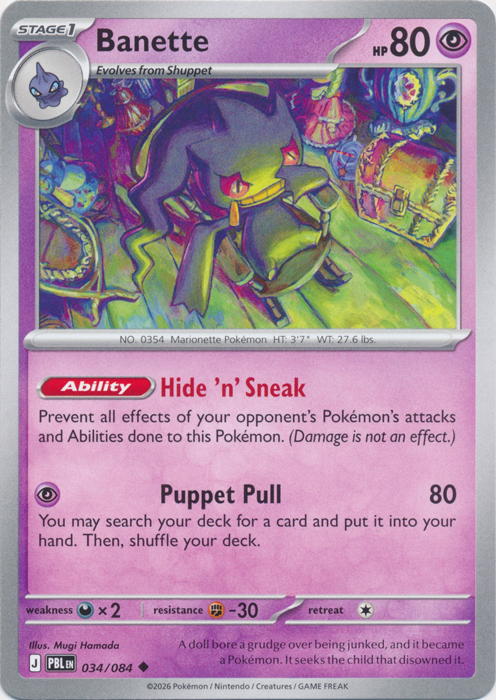 PBL 034/084 Banette