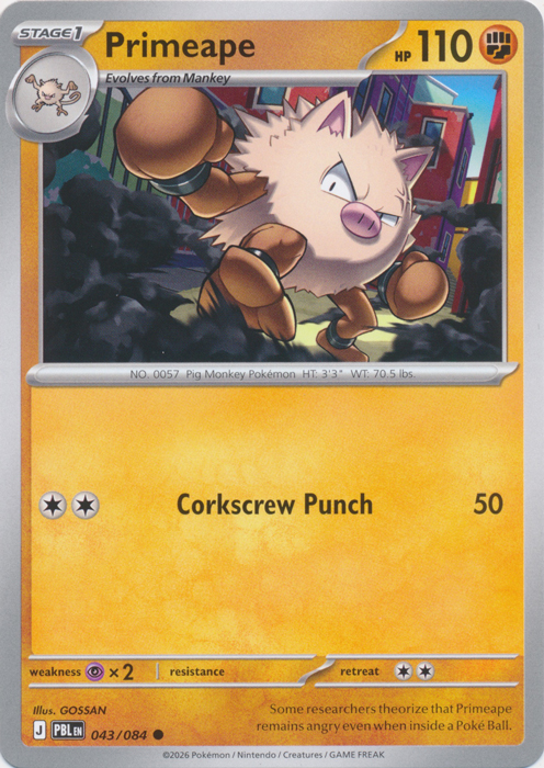 PBL 043/084 Primeape